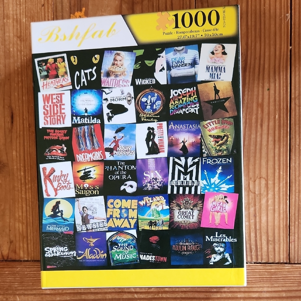 Broadway Musical Puzzle 1000 Pieces